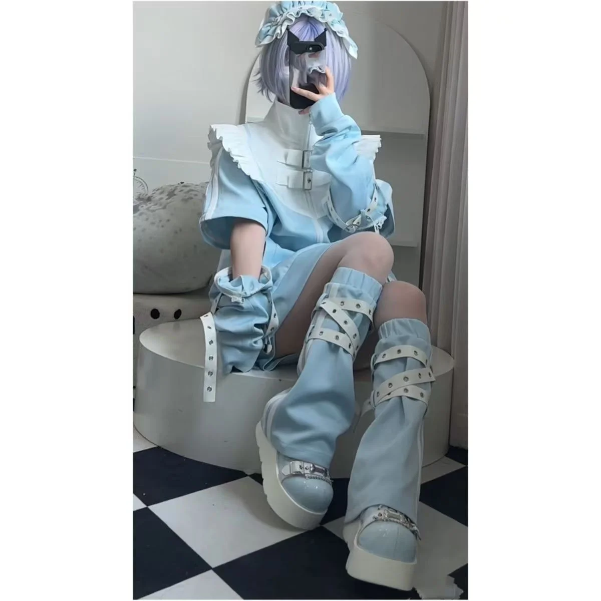 2026 new Cute Three Piece Piece Removable Loose Long Sleeve Sweatshirt High Waist Loose Shorts+ Foot Warming Cover
2026 new Cute Three Piece Piece Removable Loose Long Sleeve Sweatshirt High Waist Loose Shorts+ Foot Warming Cover