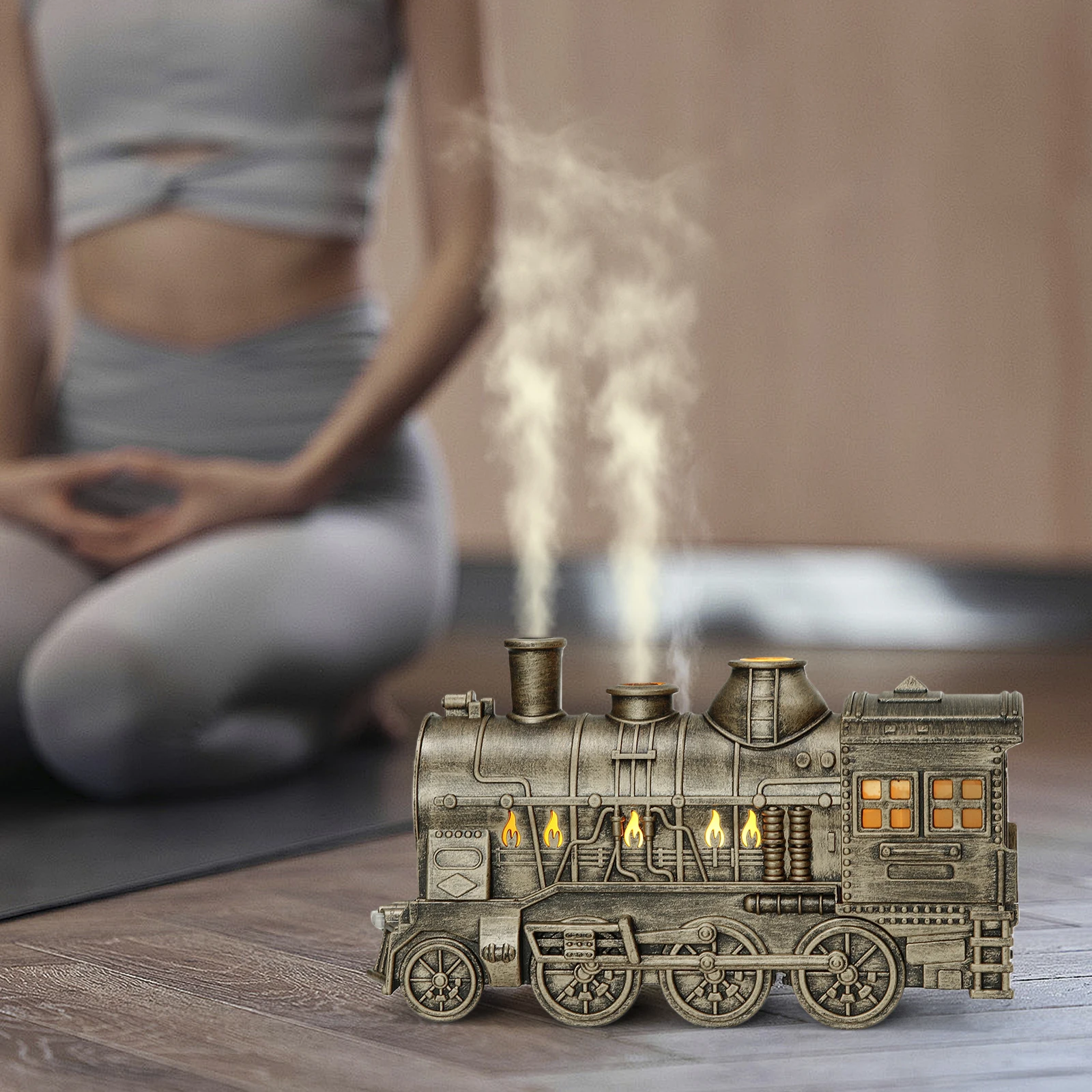 Steam Train Diffuser 300ml - Ultrasonic Cool Mist Aroma Essential Oil Diffusers & Aromatherapy Humidifier, 2 Lights & Modes
Steam Train Diffuser 300ml - Ultrasonic Cool Mist Aroma Essential Oil Diffusers & Aromatherapy Humidifier, 2 Lights & Modes