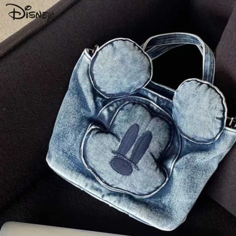 Mickey New Denim Handbag, Fashionable and High-quality Doll Crossbody Bag Cartoon Versatile Men's Multifunctional Storage Bag
Mickey New Denim Handbag, Fashionable and High-quality Doll Crossbody Bag Cartoon Versatile Men's Multifunctional Storage Bag
