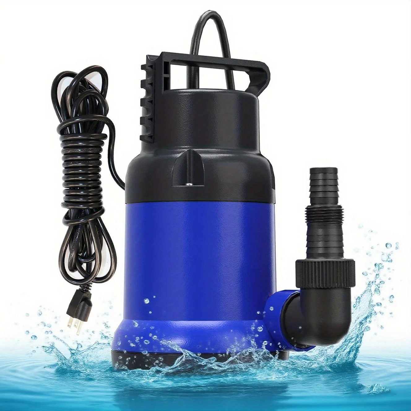 Submersible Pump 1HP Sump Pump 4600GPH Portable Utility Pumps For Pool Hot Tub Rain Flooded House Basement With Adapters
Submersible Pump 1HP Sump Pump 4600GPH Portable Utility Pumps For Pool Hot Tub Rain Flooded House Basement With Adapters