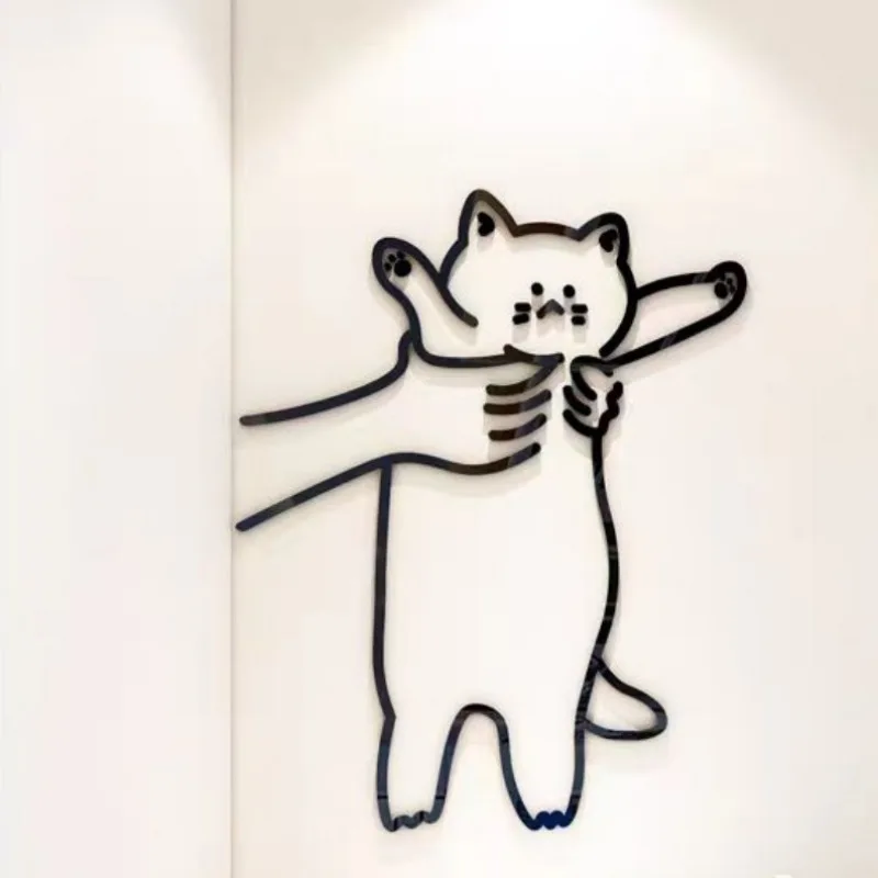3D наклейки Kawaii Cat, мультфильм «сделай сам», любовь, кот, акриловая Наклейка на стену, украшение комнаты, обои, забавные животные, зеркальные наклейки
3D наклейки Kawaii Cat, мультфильм «сделай сам», любовь, кот, акриловая Наклейка на стену, украшение комнаты, обои, забавные животные, зеркальные наклейки