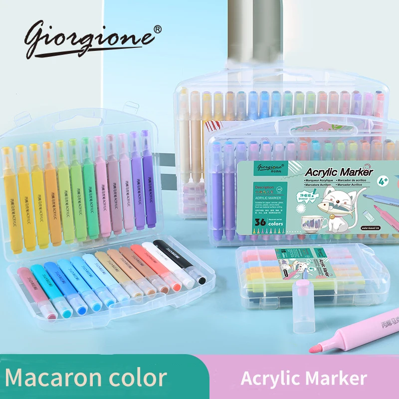 12/24/36/48 Colors Acrylic Marker Rock Painting Kit for Children Stone Paint Pens Set Ceramic Glass Wood DIY Crafts Art Supplies
12/24/36/48 Colors Acrylic Marker Rock Painting Kit for Children Stone Paint Pens Set Ceramic Glass Wood DIY Crafts Art Supplies