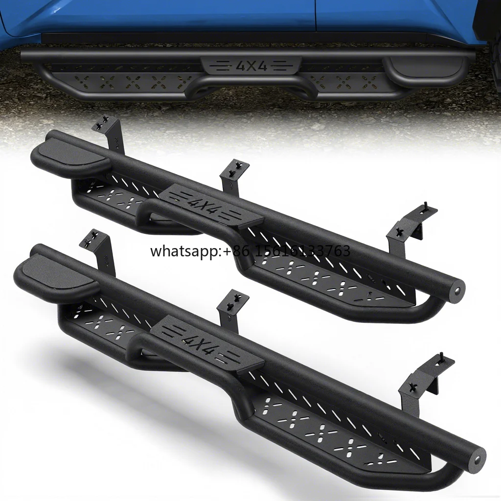 Running Boards Two Raised Step for Toyota 4Runner Crew Cab 4 Full Size Door, Powder-Coated Black Carbon Steel
Running Boards Two Raised Step for Toyota 4Runner Crew Cab 4 Full Size Door, Powder-Coated Black Carbon Steel