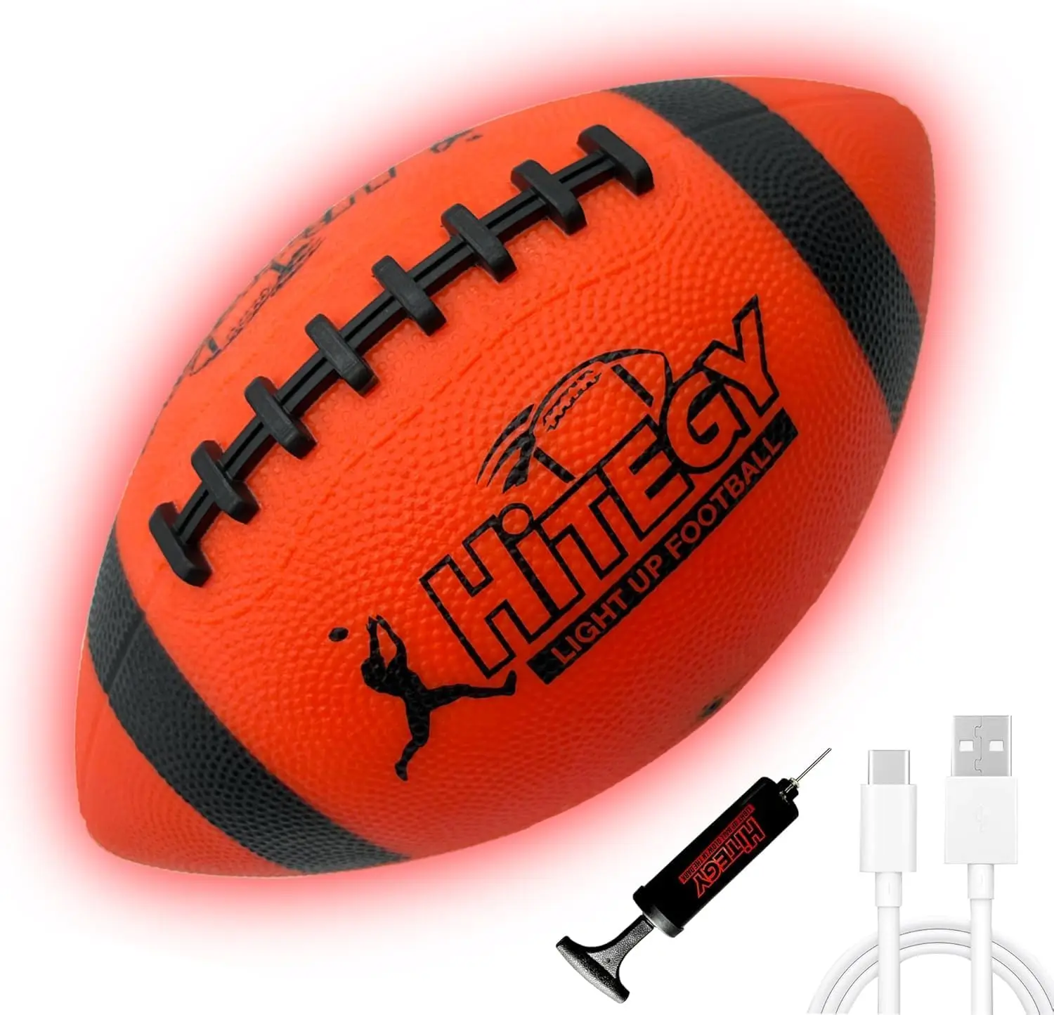 USB-C Rechargeable Glow in the Dark Football LED Ball with Pump for Night Games Indoor Outdoor
USB-C Rechargeable Glow in the Dark Football LED Ball with Pump for Night Games Indoor Outdoor