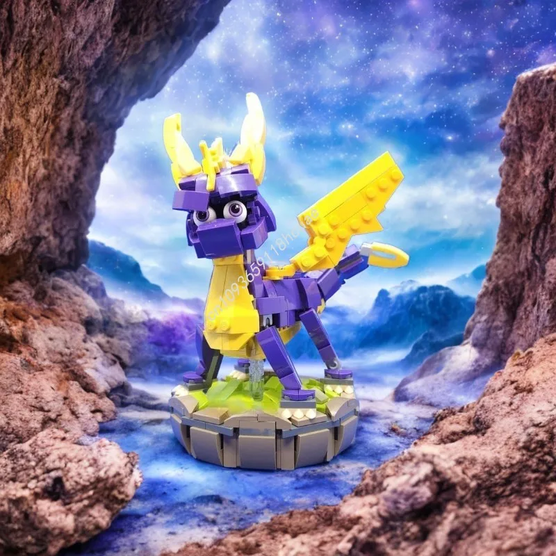 458pcs MOC Spyro The Dragon Model Building Blocks Assemble Toys Architecture DIY Creative Festival Gifts Brick Idea Education
458pcs MOC Spyro The Dragon Model Building Blocks Assemble Toys Architecture DIY Creative Festival Gifts Brick Idea Education