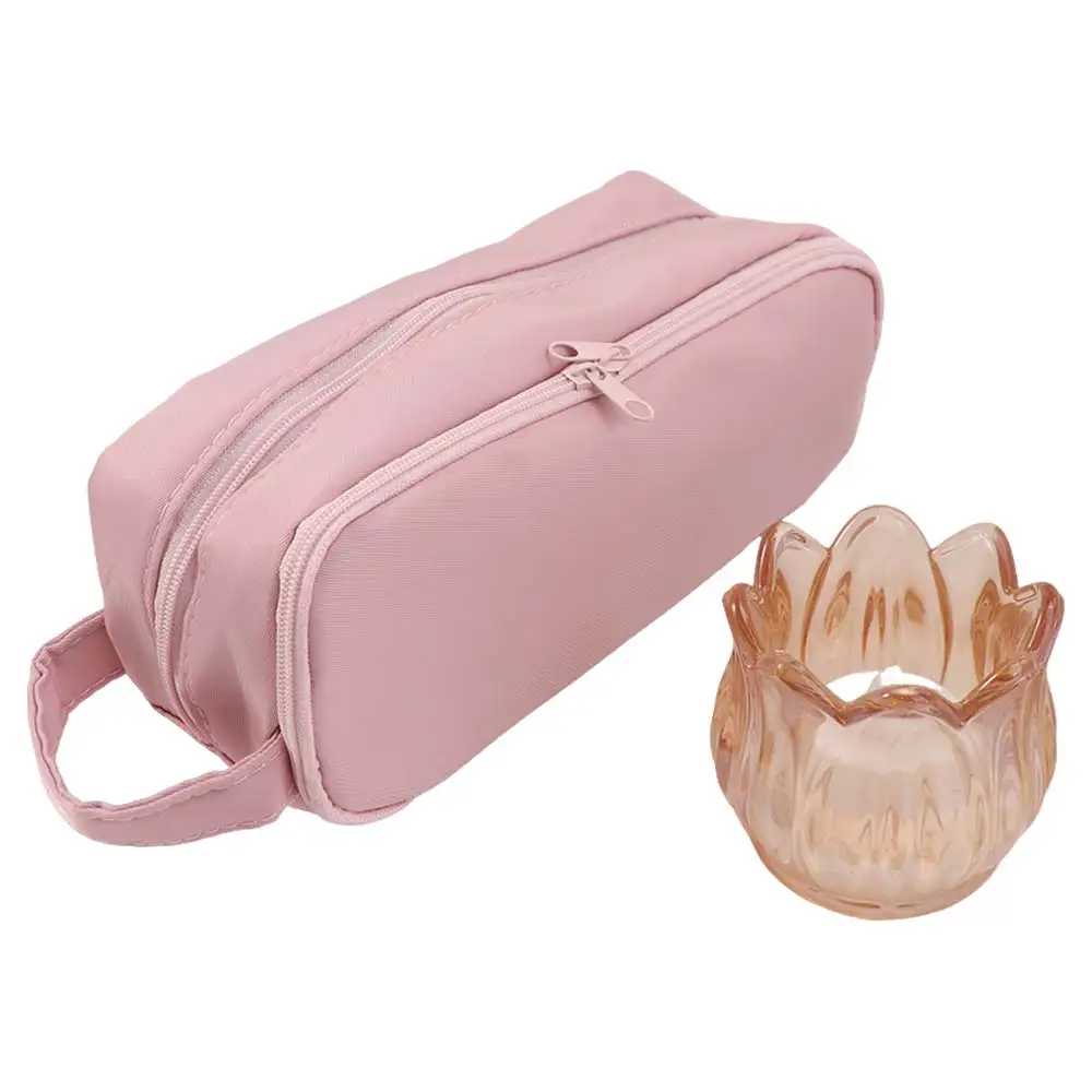 Pink Cloth Korean Pink Stationery Bag Large Capacity Cosmetics Card Pen Multilayer Pencil Case Desktop Storage Aesthetic
Pink Cloth Korean Pink Stationery Bag Large Capacity Cosmetics Card Pen Multilayer Pencil Case Desktop Storage Aesthetic