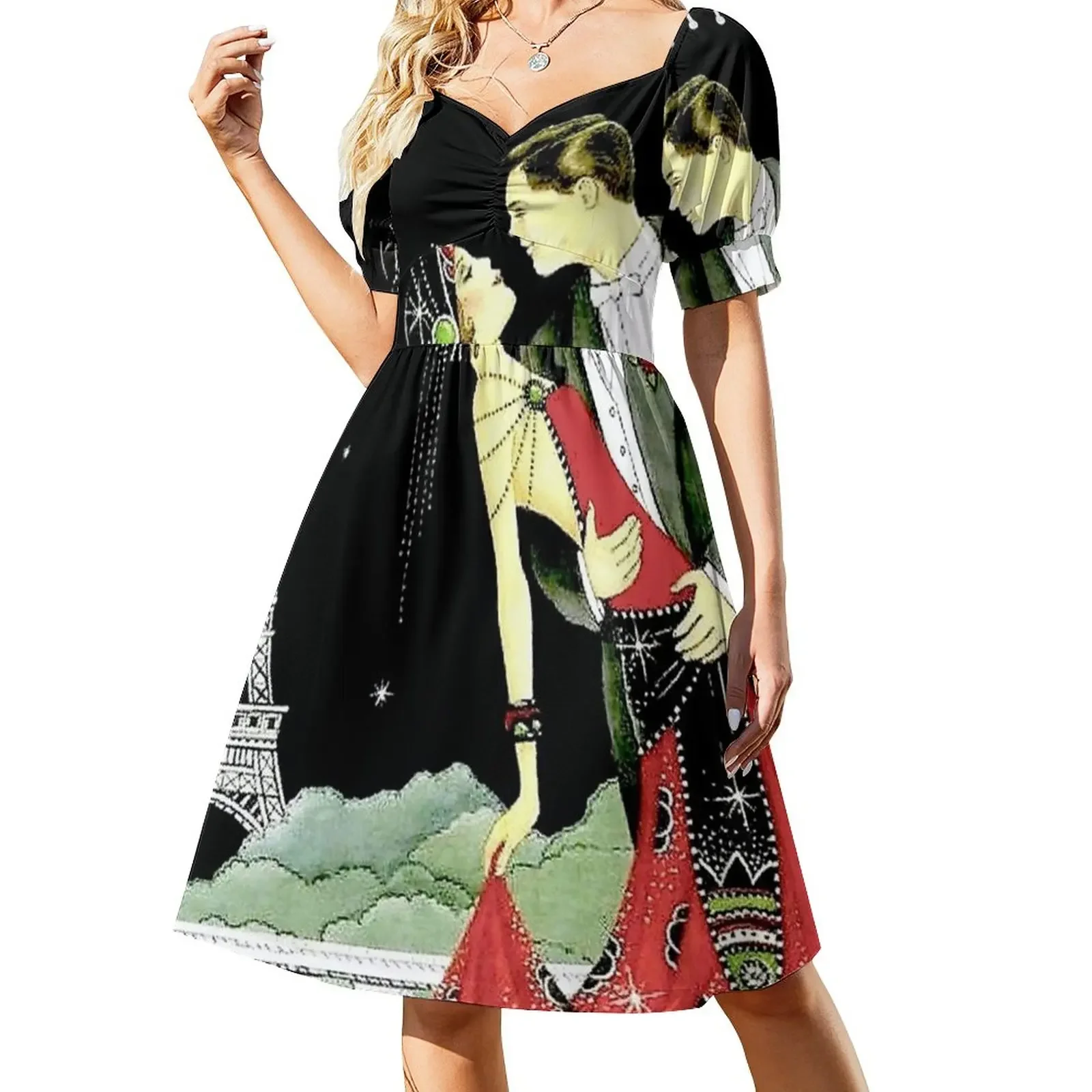 Vintage Dance - Fly Me To The Moon Short-Sleeved Dress beach dresses dress for woman woman dress
Vintage Dance - Fly Me To The Moon Short-Sleeved Dress beach dresses dress for woman woman dress