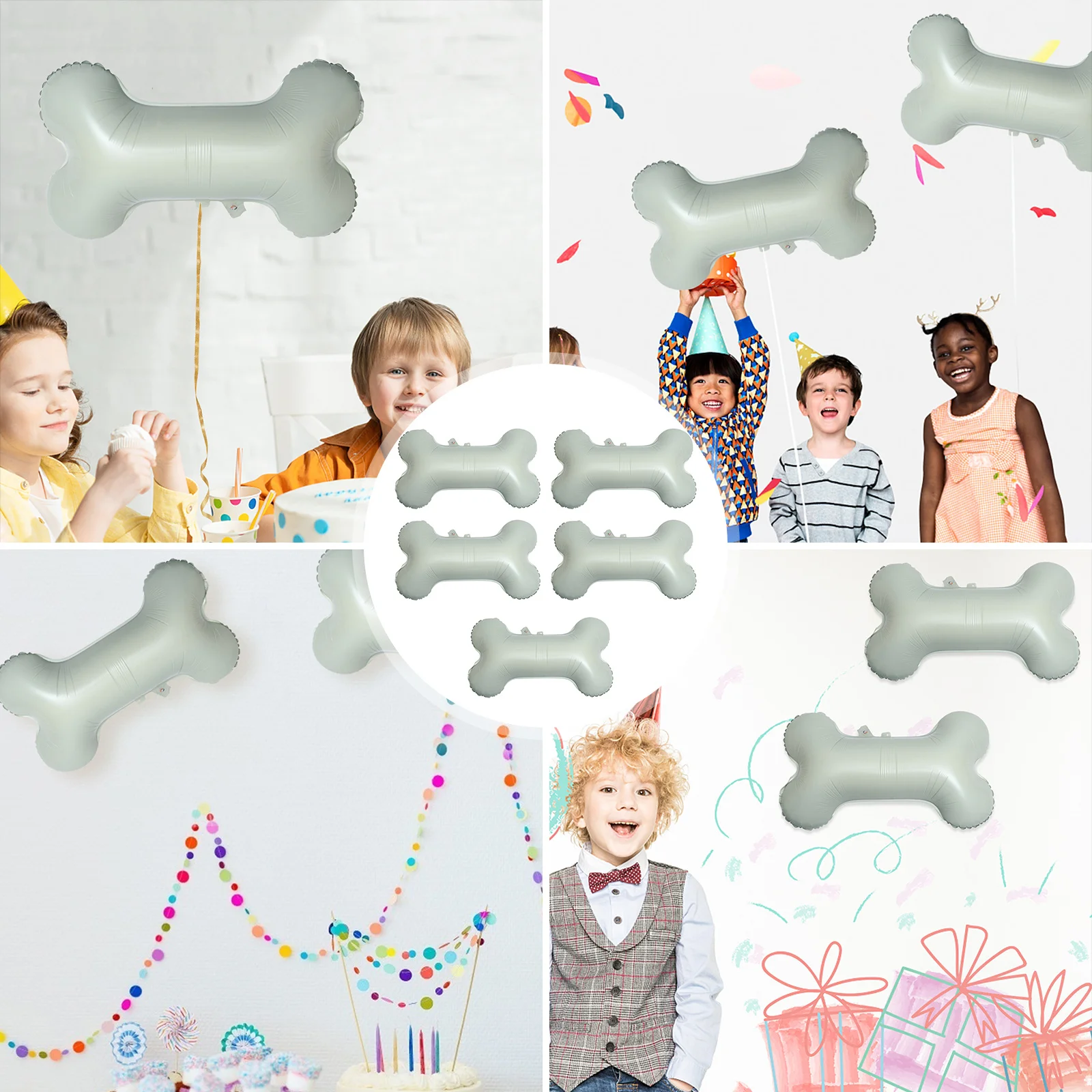 5Pcs Aluminum Film Dog Bone Balloons Party Supplies Reusable Birthday Festival Decoration Party Balloons
5Pcs Aluminum Film Dog Bone Balloons Party Supplies Reusable Birthday Festival Decoration Party Balloons