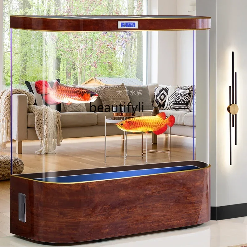 x1New floor-to-ceiling glass goldfish tank automatic filter circulation living room household air tank aquarium
x1New floor-to-ceiling glass goldfish tank automatic filter circulation living room household air tank aquarium