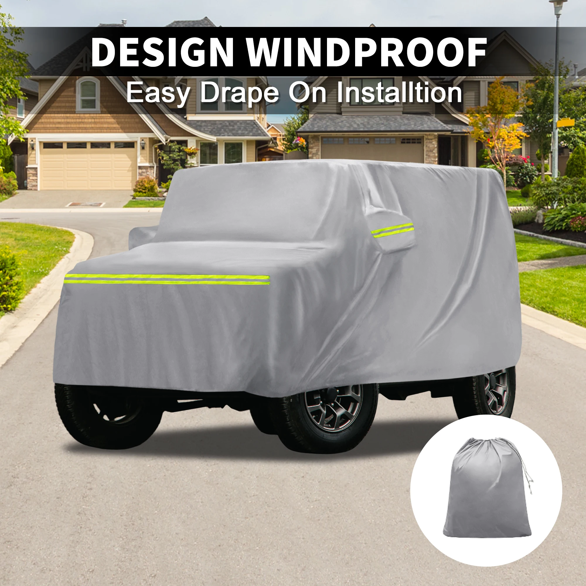 Uxcell Car Cover for Toyota Land Cruiser Aluminum Film Outdoor Full Auto Car Cover Waterproof Protection With Reflective Stripes
Uxcell Car Cover for Toyota Land Cruiser Aluminum Film Outdoor Full Auto Car Cover Waterproof Protection With Reflective Stripes