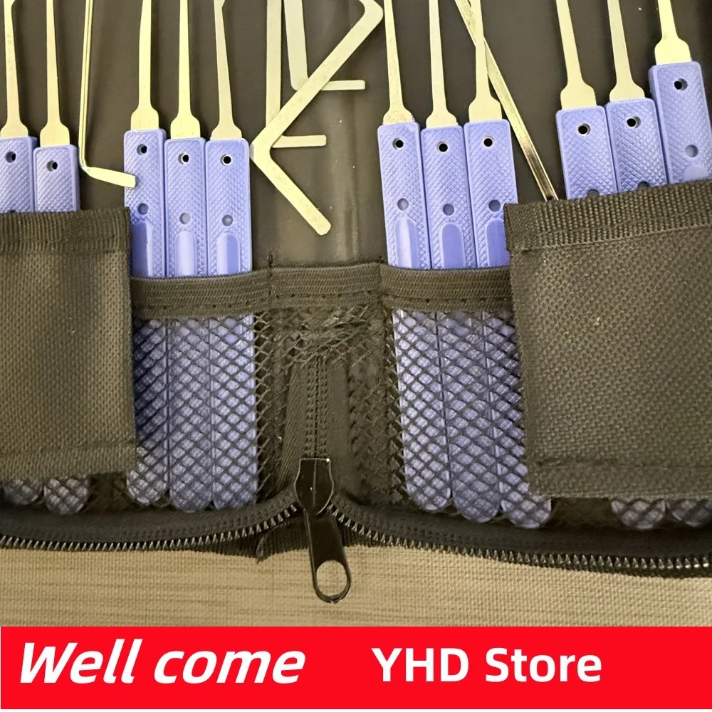 17pcs Blue Handle Locksmith Tools Beginner Training Lock Tool Kit Locksmith Lock Repair Professional Multi-Tool
17pcs Blue Handle Locksmith Tools Beginner Training Lock Tool Kit Locksmith Lock Repair Professional Multi-Tool