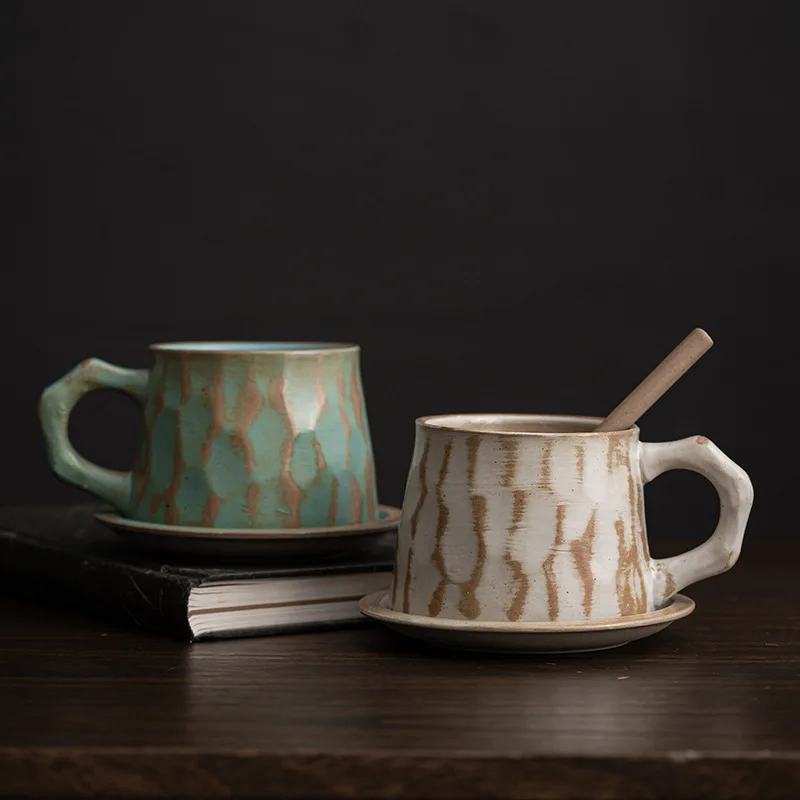Ceramic Coffee Cup Set Handmade Japanese Style Retro Style Cup Cafe Stoneware Afternoon Tea Cup
Ceramic Coffee Cup Set Handmade Japanese Style Retro Style Cup Cafe Stoneware Afternoon Tea Cup