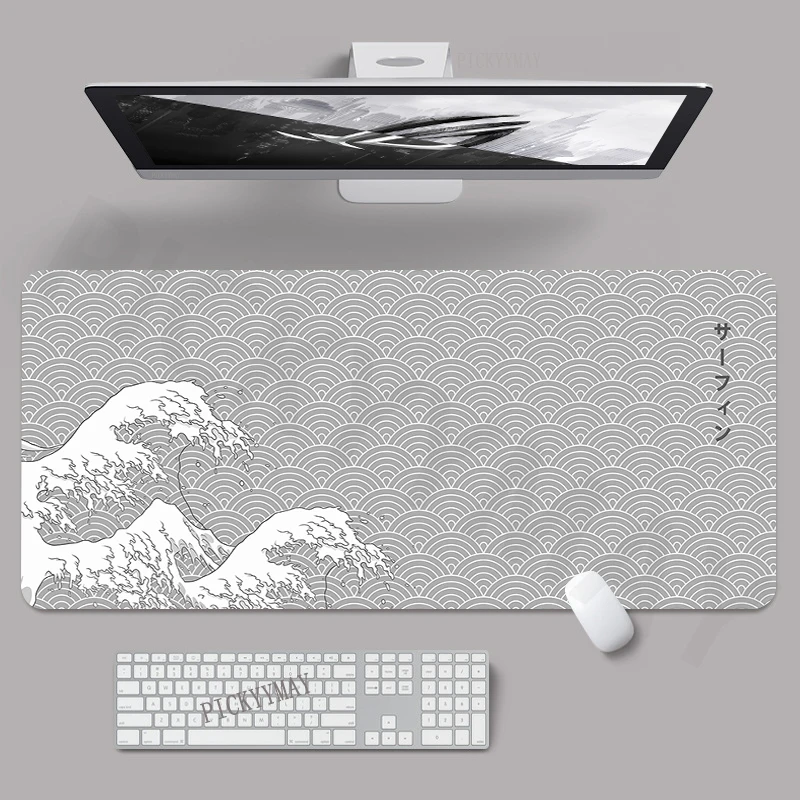 Wave Lines Large Mouse Mat Gaming Mousepad Big Gamer Mousepads Black 40x90cm Rubber Keyboard Mats Desk Pad HD Mouse Pads
Wave Lines Large Mouse Mat Gaming Mousepad Big Gamer Mousepads Black 40x90cm Rubber Keyboard Mats Desk Pad HD Mouse Pads