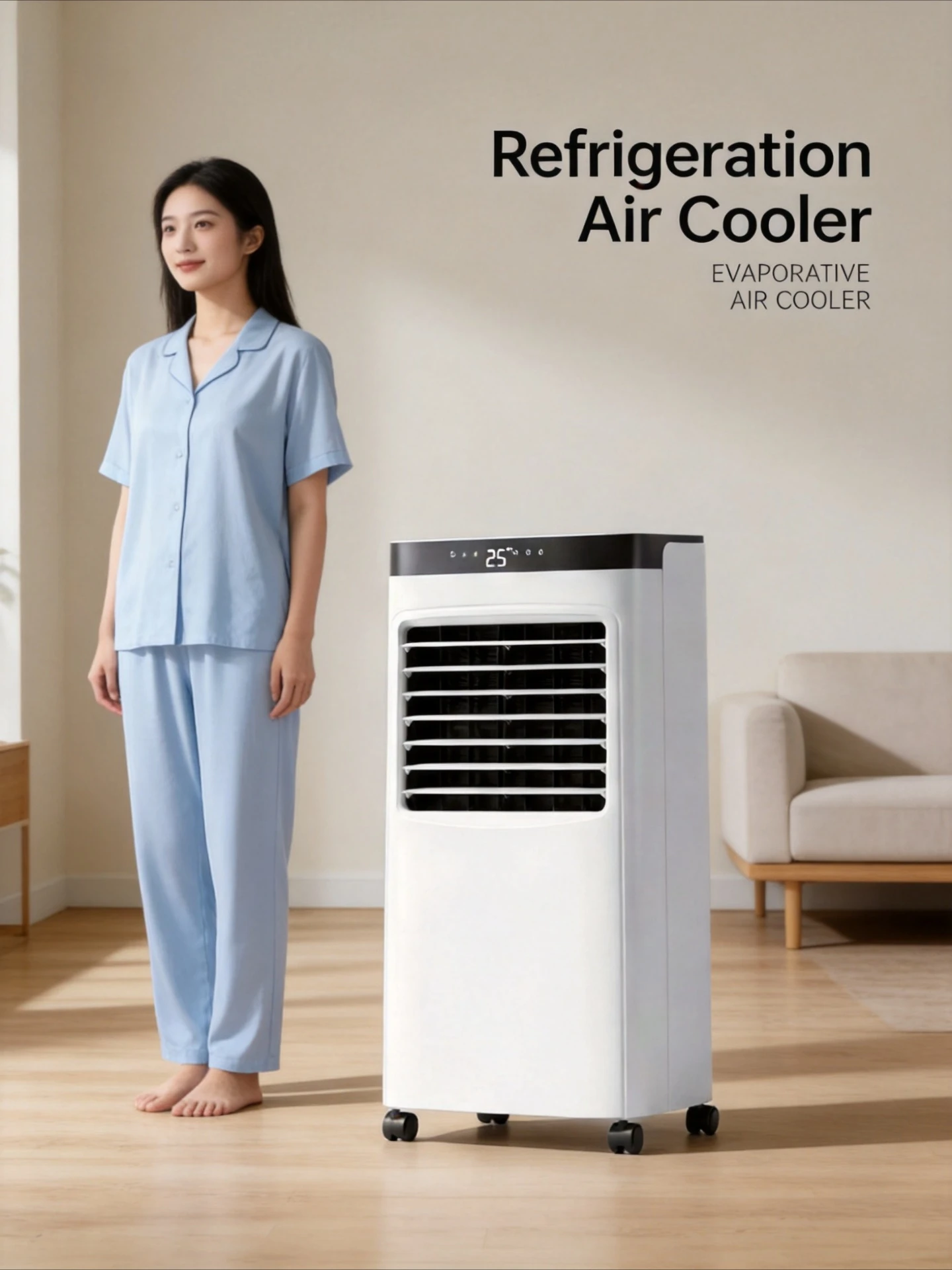 2026 New Ice Mist Evaporative Air Cooler Low Noise High Wind Floor Cooling Fan For Home Commercial Use
2026 New Ice Mist Evaporative Air Cooler Low Noise High Wind Floor Cooling Fan For Home Commercial Use