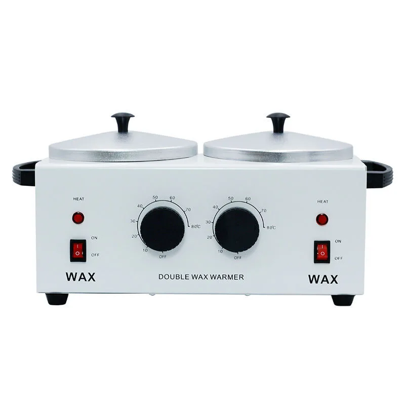 Dual Pot Wax Melting Heater Professional Adjustable Temperature Depilatory Wax Warmer for Hair Removal SPA
Dual Pot Wax Melting Heater Professional Adjustable Temperature Depilatory Wax Warmer for Hair Removal SPA