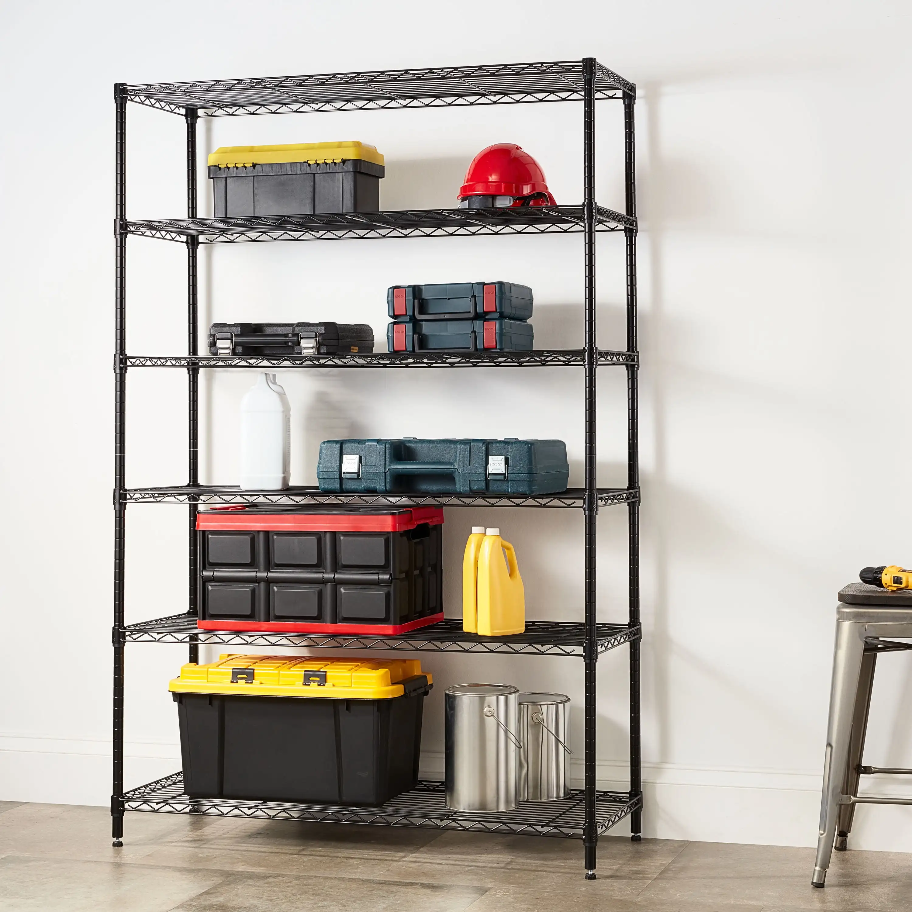 6 Tier 6000lbs Capacity NSF Metal Shelf Wire Shelving Unit, Heavy Duty Adjustable Storage Rack with Wheels & Shelf Liners for
6 Tier 6000lbs Capacity NSF Metal Shelf Wire Shelving Unit, Heavy Duty Adjustable Storage Rack with Wheels & Shelf Liners for