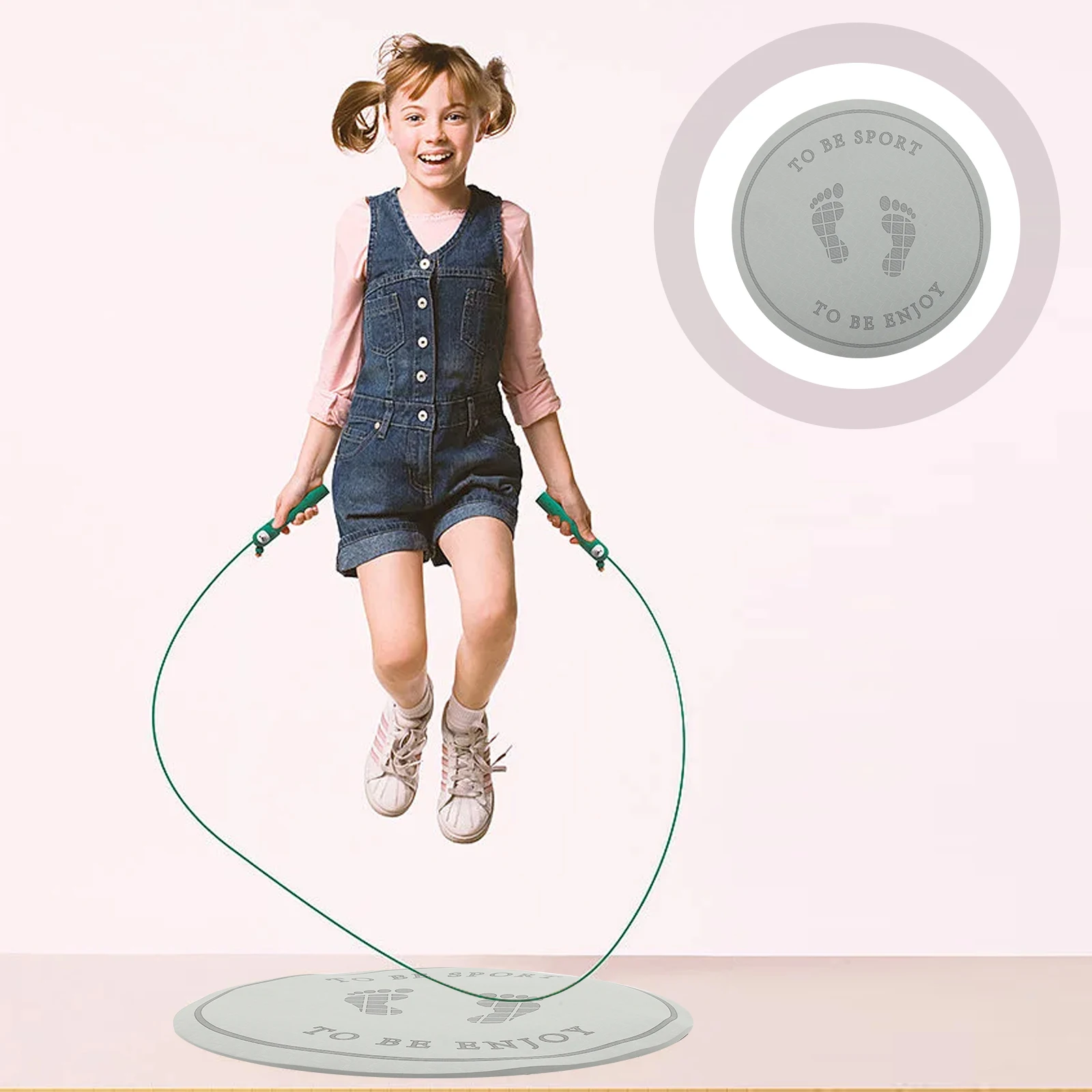 1pc Jump Rope Mat 58x58cm TPE Durable Silent Home Workout Pad Portable Fitness Yoga Skipping Mats For Kids Outdoor Sports
1pc Jump Rope Mat 58x58cm TPE Durable Silent Home Workout Pad Portable Fitness Yoga Skipping Mats For Kids Outdoor Sports