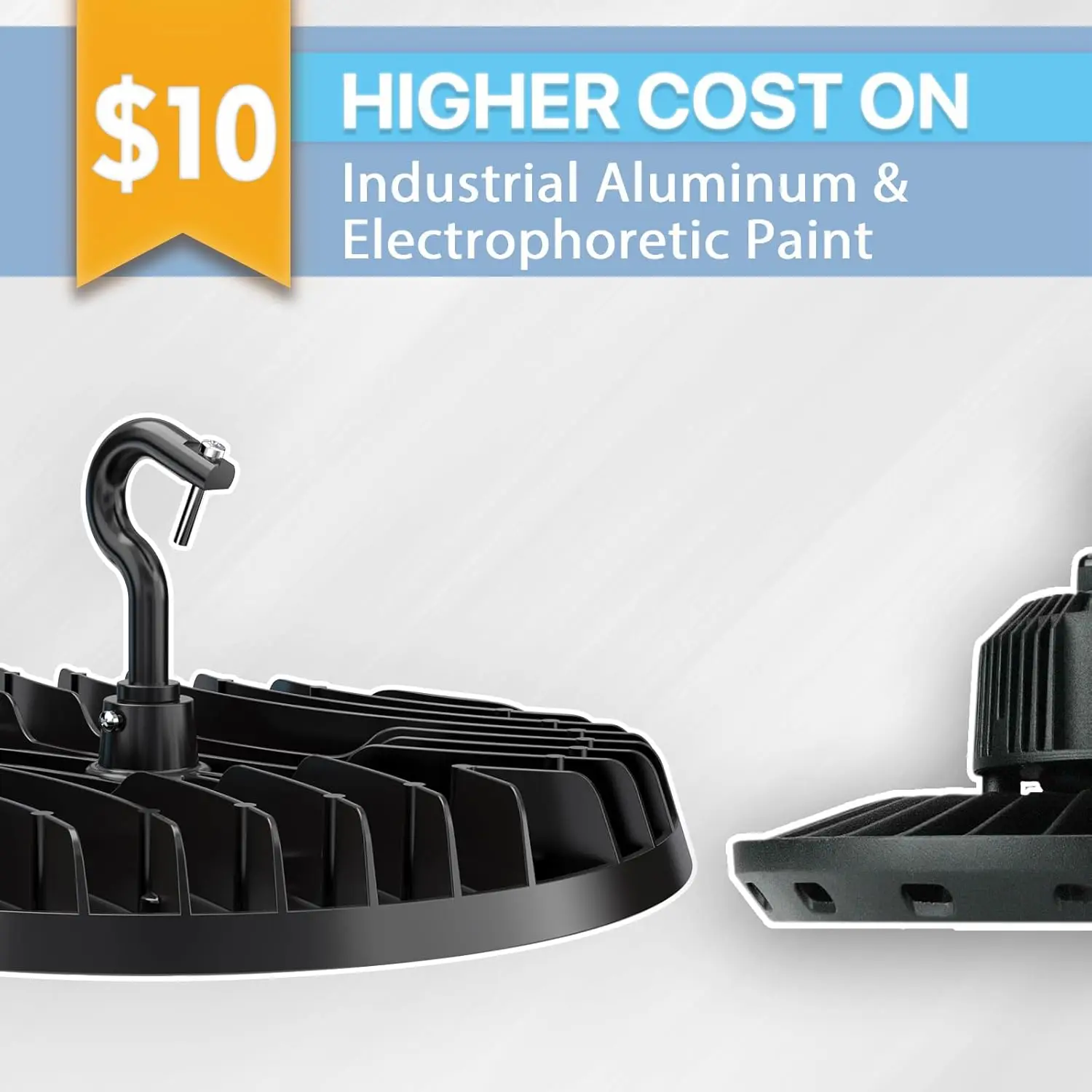 Светодиодные магазины High Bay: 150 Вт, 6 шт. UFO LED High Bay Light 21000LM — светодиодные лампы High Bay для коммерческого освещения, новинка 2025 года
Светодиодные магазины High Bay: 150 Вт, 6 шт. UFO LED High Bay Light 21000LM — светодиодные лампы High Bay для коммерческого освещения, новинка 2025 года