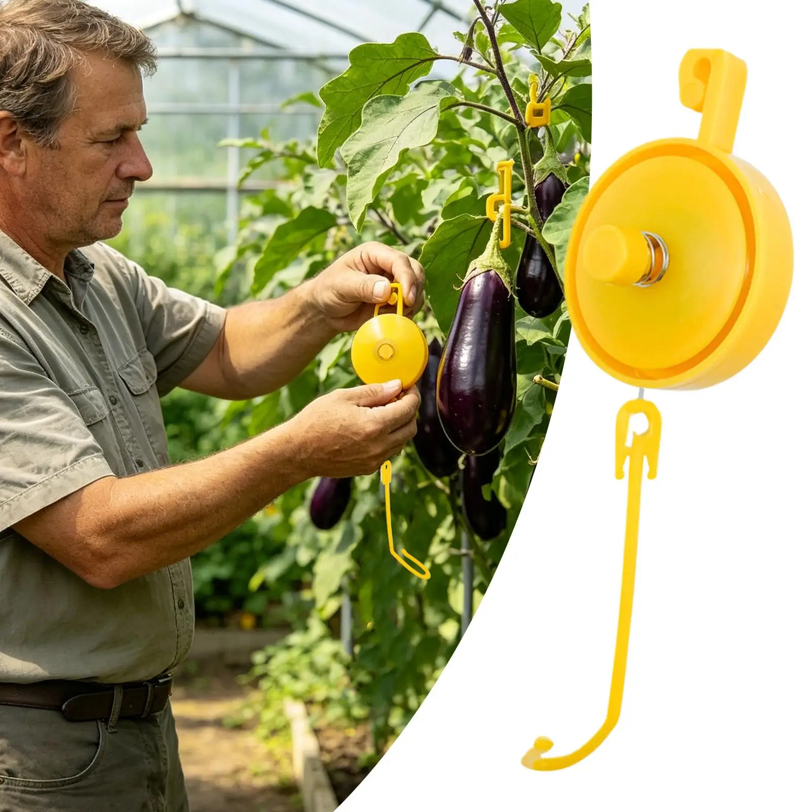Plant Yoyo Grow Hanger With Stopper Heavy Duty Adjustable Indoor Plant Climbing Fixture Hook Support (Pack Of 10)
Plant Yoyo Grow Hanger With Stopper Heavy Duty Adjustable Indoor Plant Climbing Fixture Hook Support (Pack Of 10)