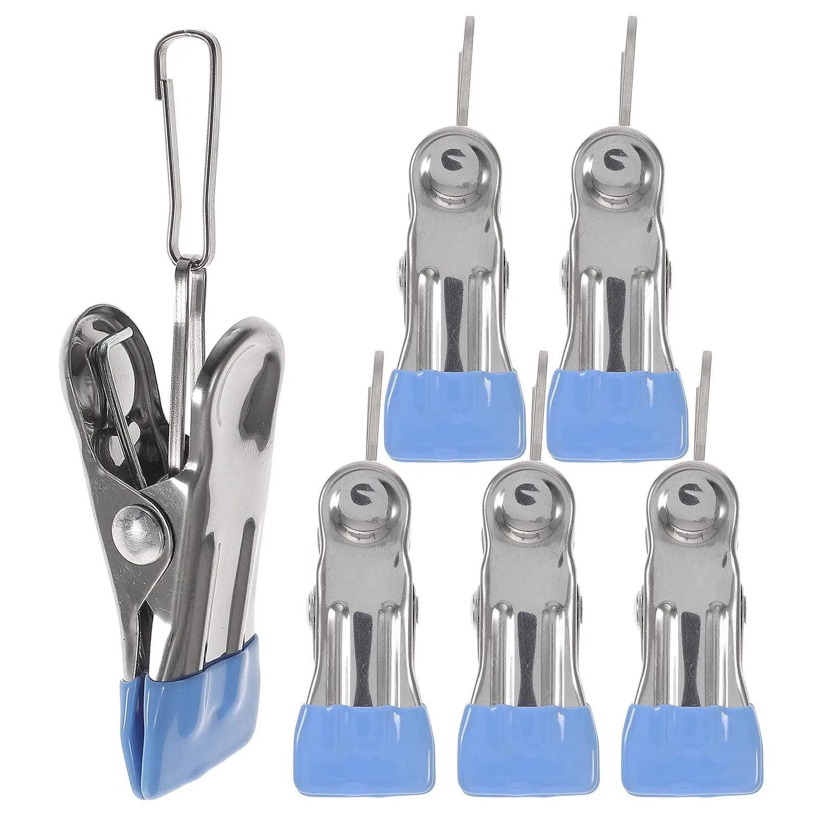 6 Pcs Hanging Clothespins Steel Seamless Laundry Clothes Clip Clips for Laundry Sock Hanger Clothes Pins Drying Home Storage
6 Pcs Hanging Clothespins Steel Seamless Laundry Clothes Clip Clips for Laundry Sock Hanger Clothes Pins Drying Home Storage