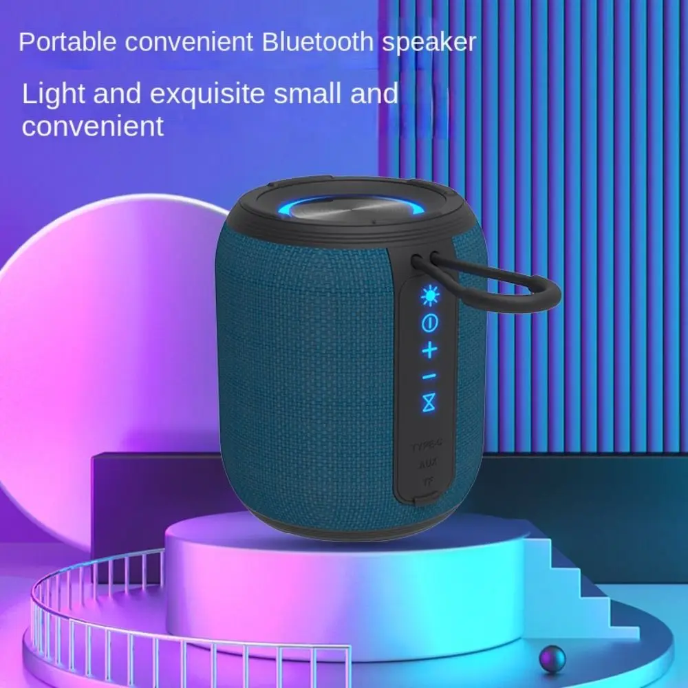 Звук Bluetooth-динамик Аудиоплеер Стерео Портативный громкоговоритель с веревкой Сабвуфер Беспроводной Bluetooth-динамик Прослушивание музыки
Звук Bluetooth-динамик Аудиоплеер Стерео Портативный громкоговоритель с веревкой Сабвуфер Беспроводной Bluetooth-динамик Прослушивание музыки