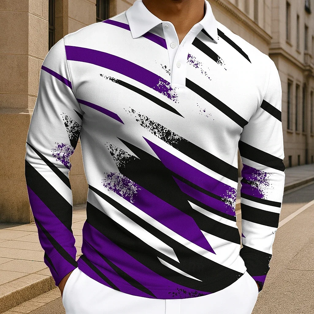 Men's Polo Shirts 3D Digital Pattern Casual Button Up Long Sleeve Shirt Breathable Comfortable Top for Everyday Unisex Tops 2025
Men's Polo Shirts 3D Digital Pattern Casual Button Up Long Sleeve Shirt Breathable Comfortable Top for Everyday Unisex Tops 2025