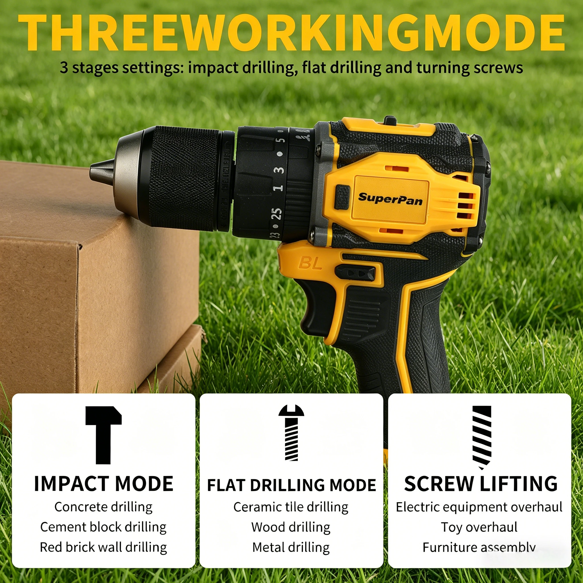 20V Rustproof Brushless Drill, Corrosion Resistant, for Wet Environments & Outdoor Jobs, Bare Unit,For Dewalt
20V Rustproof Brushless Drill, Corrosion Resistant, for Wet Environments & Outdoor Jobs, Bare Unit,For Dewalt