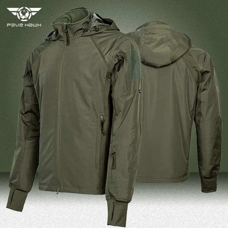 Military Waterproof UA Jackets Men Autumn Winter Multi-pocket Hooded Tactical Jacket Outdoor Warm Windproof Zipper Bomber Coats
Military Waterproof UA Jackets Men Autumn Winter Multi-pocket Hooded Tactical Jacket Outdoor Warm Windproof Zipper Bomber Coats