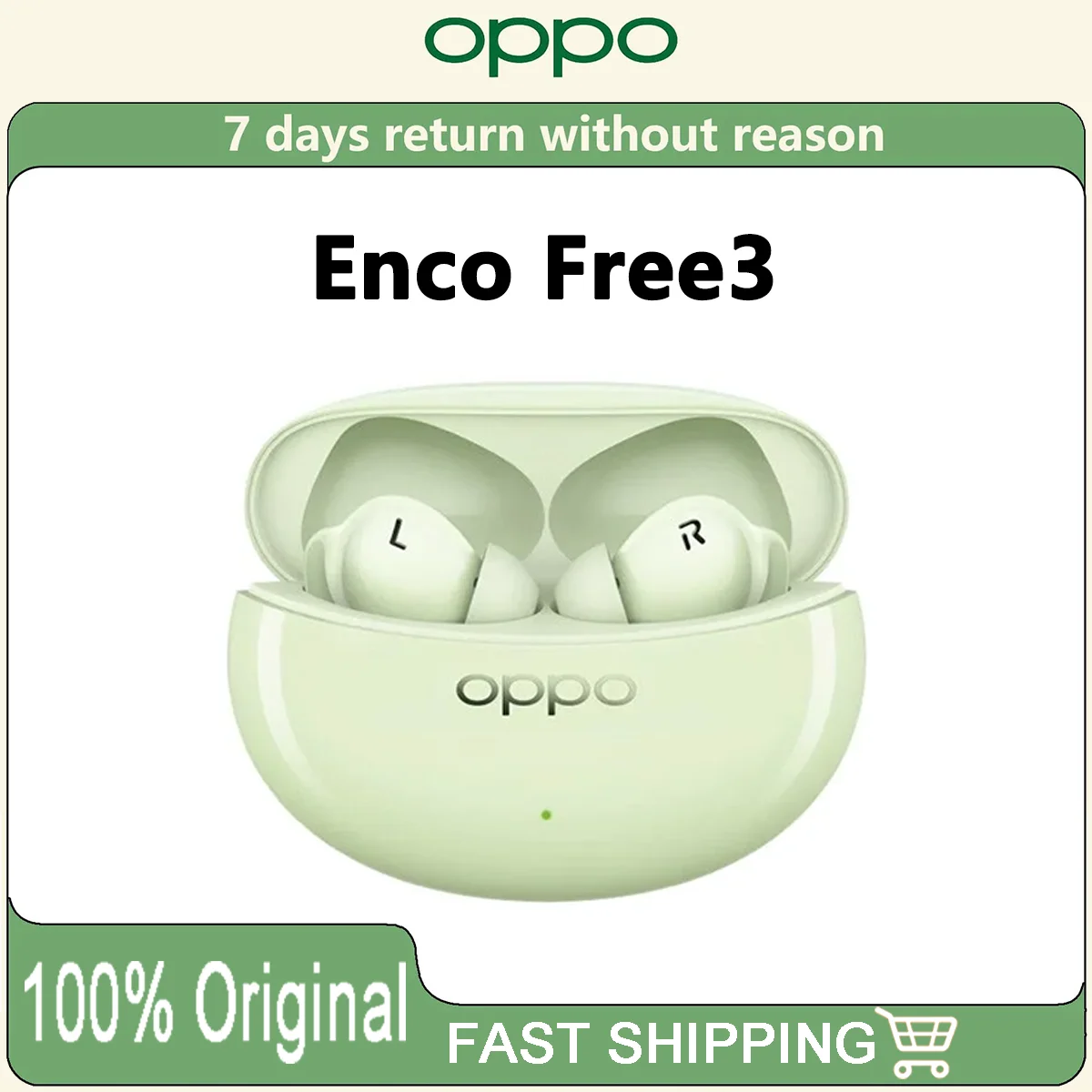 Original OPPO Enco free 3 Bluetooth 5.3 Wireless Earbuds 49dB Active Noise Reduction LDAC HiFi Sports Gaming Earphones
Original OPPO Enco free 3 Bluetooth 5.3 Wireless Earbuds 49dB Active Noise Reduction LDAC HiFi Sports Gaming Earphones