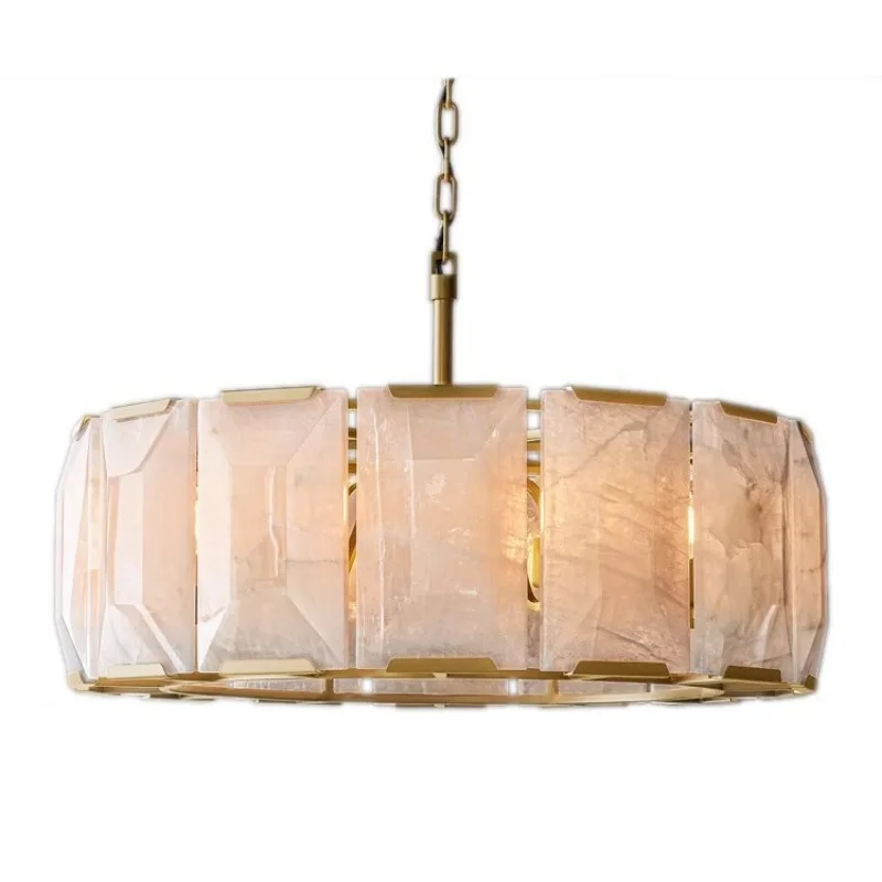 Natural marble chandelier modern simple bedroom dining room model room marble lamp
Natural marble chandelier modern simple bedroom dining room model room marble lamp