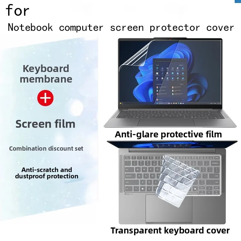 For Lenovo IdeaPad Pro 5 14AKP10/14ASP10/ Notebook screen film keyboard cover 14IAH10 ultra-clear/anti-glare/anti-blue protector
For Lenovo IdeaPad Pro 5 14AKP10/14ASP10/ Notebook screen film keyboard cover 14IAH10 ultra-clear/anti-glare/anti-blue protector