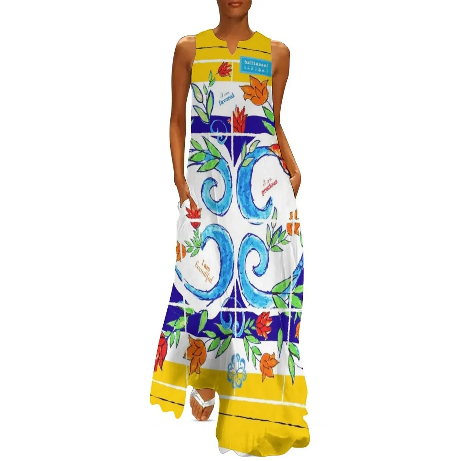 Majolica Tiles Painting Totebag Long Dress prom clothes evening dress wedding dresses for parties Dress
Majolica Tiles Painting Totebag Long Dress prom clothes evening dress wedding dresses for parties Dress