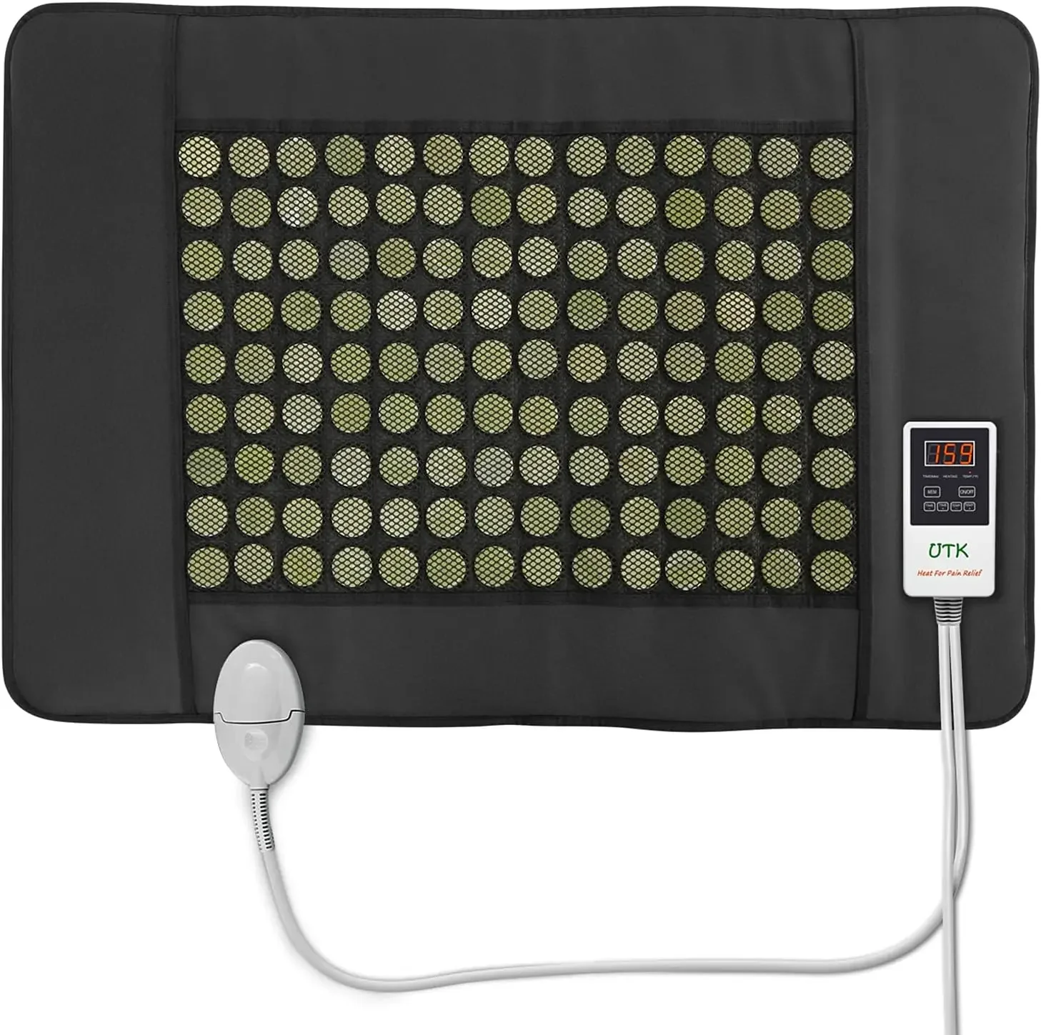 Far Infrared Heating Pad for Back, 5X Deeper Pain Relief, 126 Natural Pure Jade Heating Pad, FSA-HSA Eligible, Gift for Women Me
Far Infrared Heating Pad for Back, 5X Deeper Pain Relief, 126 Natural Pure Jade Heating Pad, FSA-HSA Eligible, Gift for Women Me