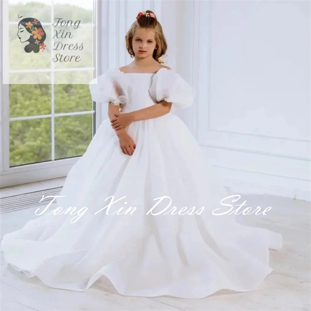 Princess White Flower Girl Dress For Wedding Lantern Sleeve Puffy Dream Birthday Gowns First Communion Dresses Girls Gift
Princess White Flower Girl Dress For Wedding Lantern Sleeve Puffy Dream Birthday Gowns First Communion Dresses Girls Gift