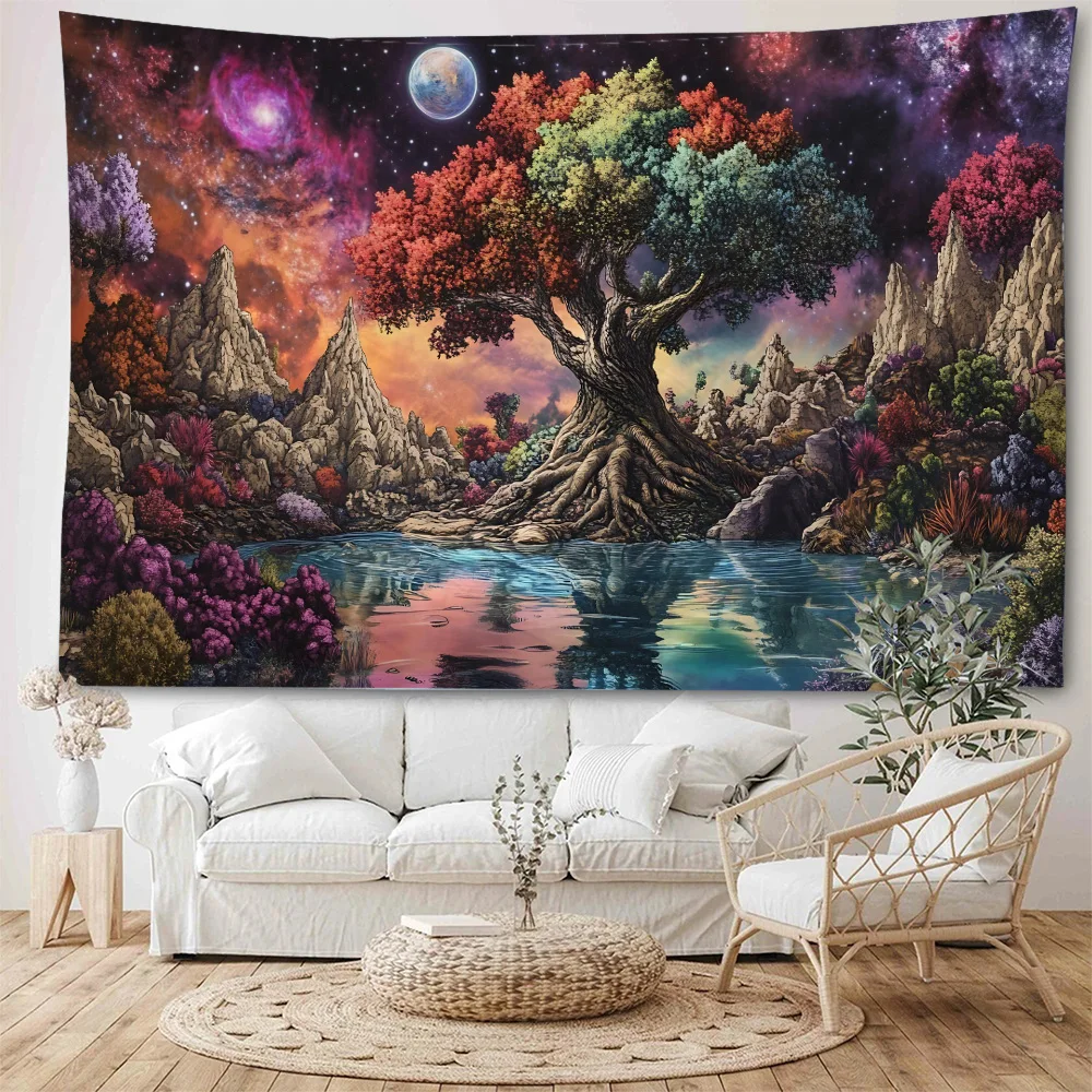 Beautiful Starry Sky Bodhi Tree Landscape Background Decoration Tapestry Starry Sky Tree Landscape Decoration Tapestry
Beautiful Starry Sky Bodhi Tree Landscape Background Decoration Tapestry Starry Sky Tree Landscape Decoration Tapestry