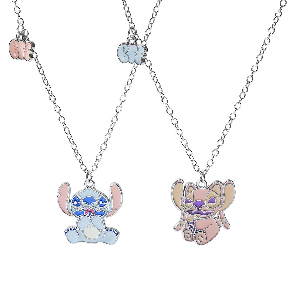 2pcs Love Stitch Pendant Necklace Star Baby Cartoon Angel Time Gem Necklace Pendant Couple Anime Peripheral Birthday Gift 
2pcs Love Stitch Pendant Necklace Star Baby Cartoon Angel Time Gem Necklace Pendant Couple Anime Peripheral Birthday Gift