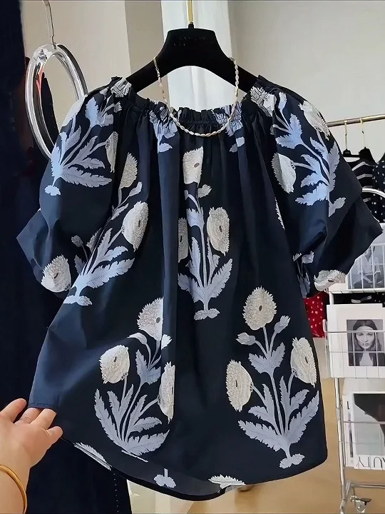 Уникальный красивый топ с принтом Bubble Sve ort Sve для женщин, большой размер в стиле ретро, приятный повседневный летний топ Faion
Уникальный красивый топ с принтом Bubble Sve ort Sve для женщин, большой размер в стиле ретро, приятный повседневный летний топ Faion