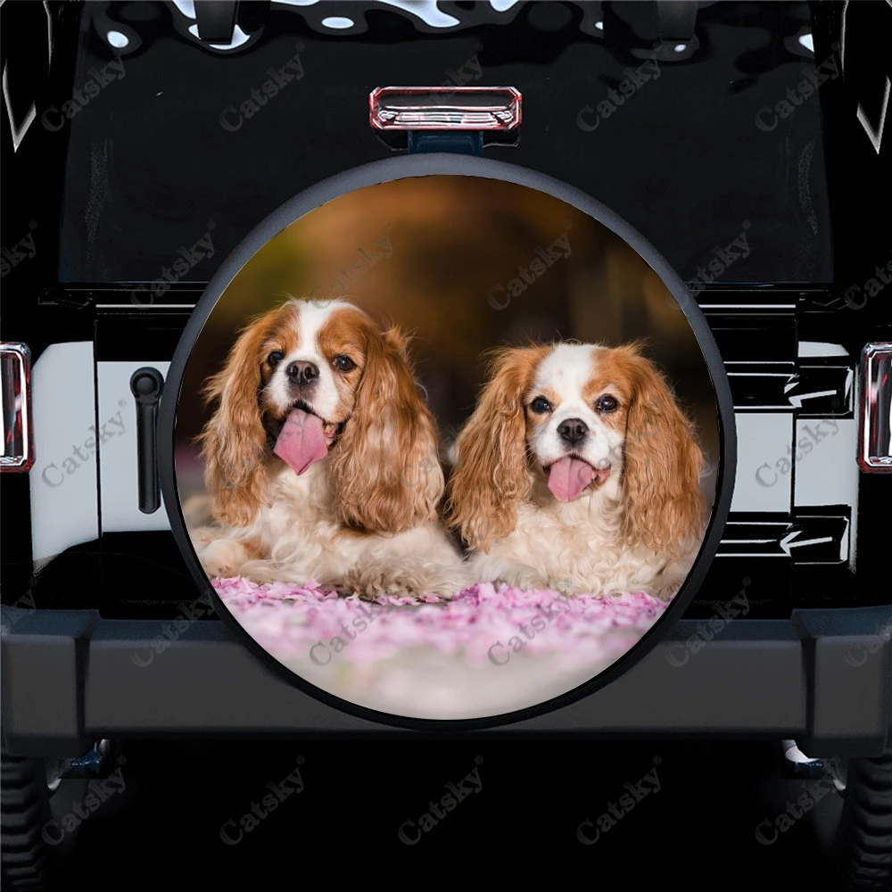 King Charles Spaniel Print Spare Tire Cover Waterproof Tire Wheel Protector for Car Truck SUV Camper Trailer Rv 14"-17"
King Charles Spaniel Print Spare Tire Cover Waterproof Tire Wheel Protector for Car Truck SUV Camper Trailer Rv 14"-17"