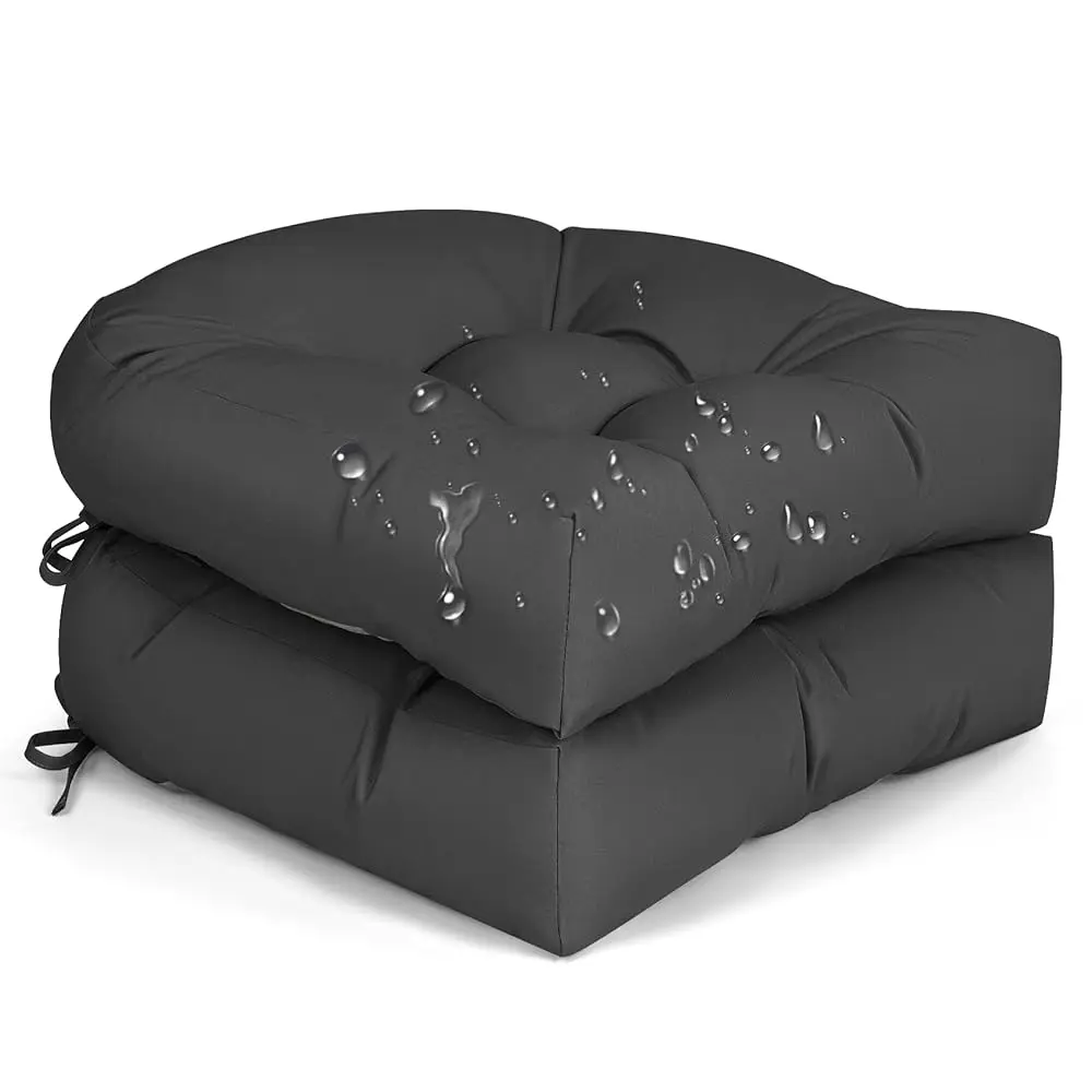 Outdoor Chair Cushions Set Of 2 Waterproof Tufted Patio Chair Cushions With Ties Non-Slip Outdoor Seat Cushions For Dining Room
Outdoor Chair Cushions Set Of 2 Waterproof Tufted Patio Chair Cushions With Ties Non-Slip Outdoor Seat Cushions For Dining Room