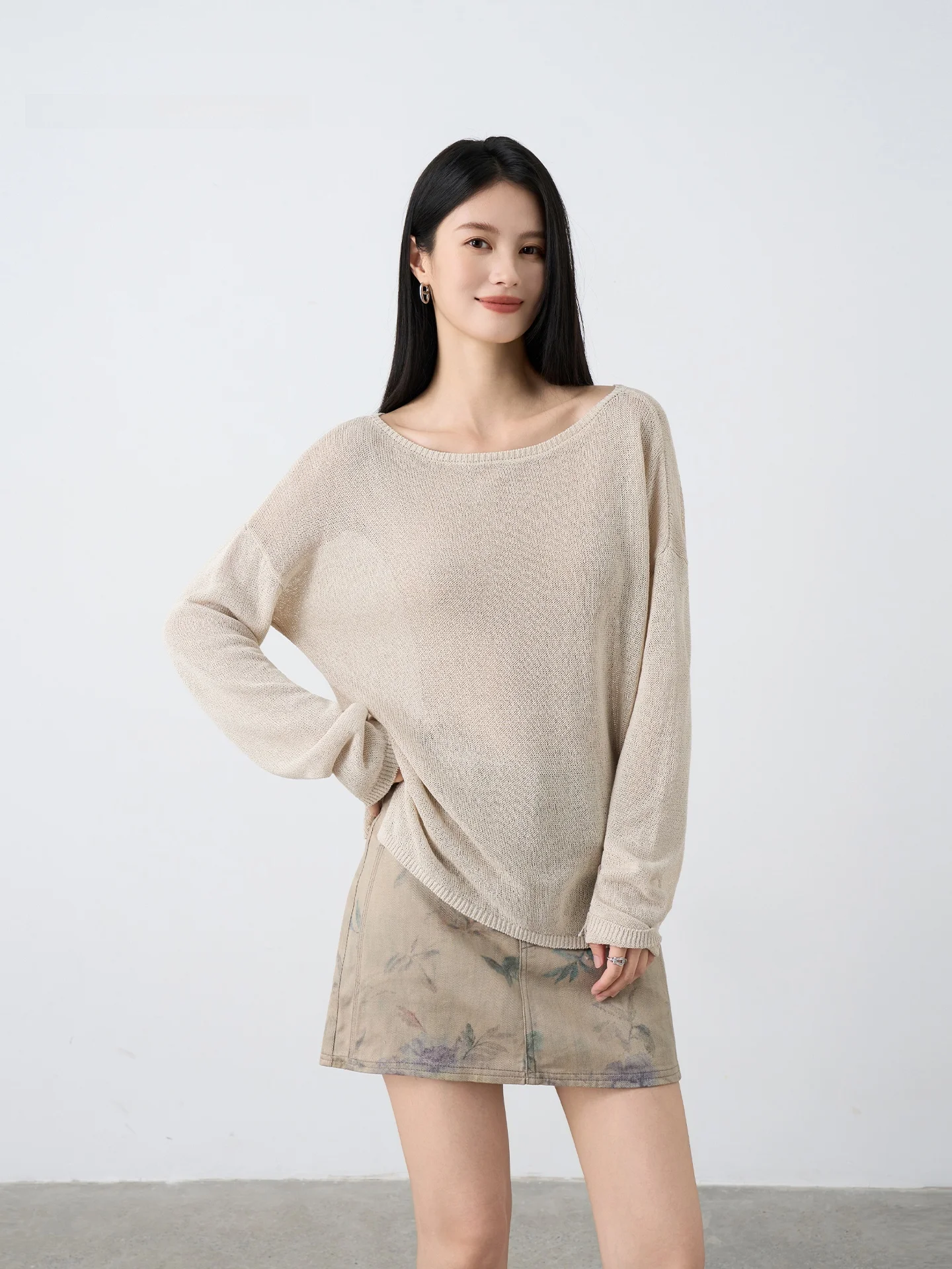 Вязаная футболка Li Ynuo MPBY Mist Veil: модный, простой, универсальный топ с длинными рукавами, вырезами и открытыми плечами для женщин
Вязаная футболка Li Ynuo MPBY Mist Veil: модный, простой, универсальный топ с длинными рукавами, вырезами и открытыми плечами для женщин