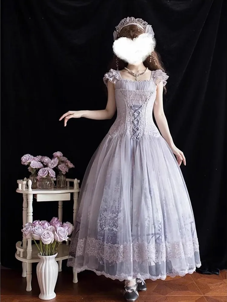 A gorgeous and cute birthday coming-of-age gift daily elegant dress with purple petals
A gorgeous and cute birthday coming-of-age gift daily elegant dress with purple petals