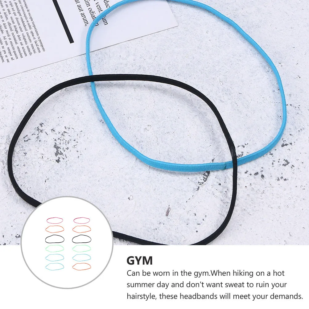 12Pcs Anti-Slip Headbands Lightweight Elastic Fitness Hairbands Running Hiking Unisex Sports Hairwrap Headband
12Pcs Anti-Slip Headbands Lightweight Elastic Fitness Hairbands Running Hiking Unisex Sports Hairwrap Headband