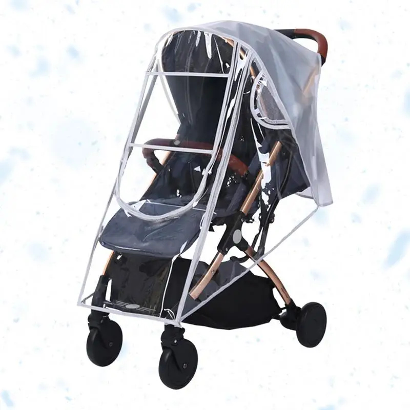 Universal Portable Rain Stroller Cover Winter Stroller Cover Stroller Cover with Large Transparent Window Stroller Accessory
Universal Portable Rain Stroller Cover Winter Stroller Cover Stroller Cover with Large Transparent Window Stroller Accessory