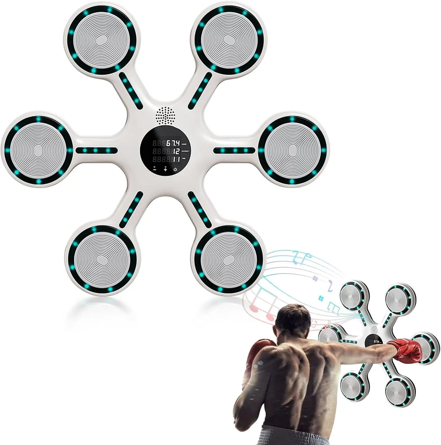 Smart Professional Music Boxing Machine, Large Bluetooth Wall-Mounted Equipment, Ideal for Adults and Kids' Boxing Workouts
Smart Professional Music Boxing Machine, Large Bluetooth Wall-Mounted Equipment, Ideal for Adults and Kids' Boxing Workouts