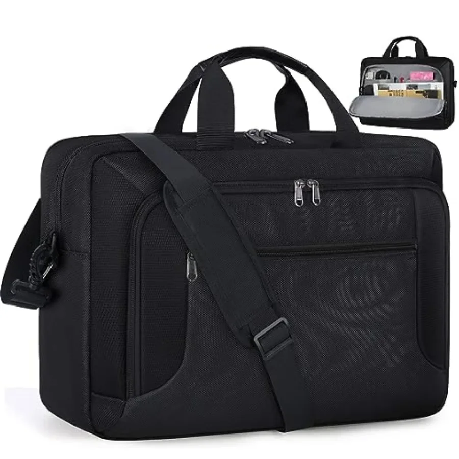 Laptop Bag.3 Laptop Briefcase Large Waterproof Laptop Case for Men Women Business Office Work Computer Bag Adjustable Shoulder
Laptop Bag.3 Laptop Briefcase Large Waterproof Laptop Case for Men Women Business Office Work Computer Bag Adjustable Shoulder