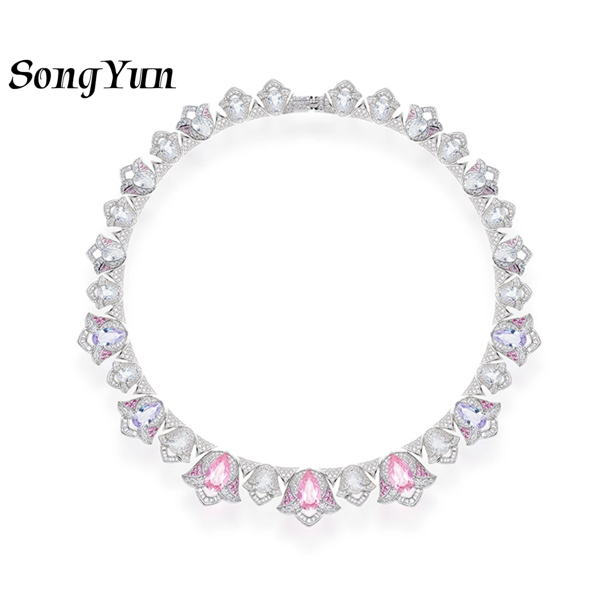 SY Luxury Jewelry White Pink Boll Orchid Necklace 925 Silver Heavy Industry Senior Sense Ladies Floral Clavicle Chain
SY Luxury Jewelry White Pink Boll Orchid Necklace 925 Silver Heavy Industry Senior Sense Ladies Floral Clavicle Chain