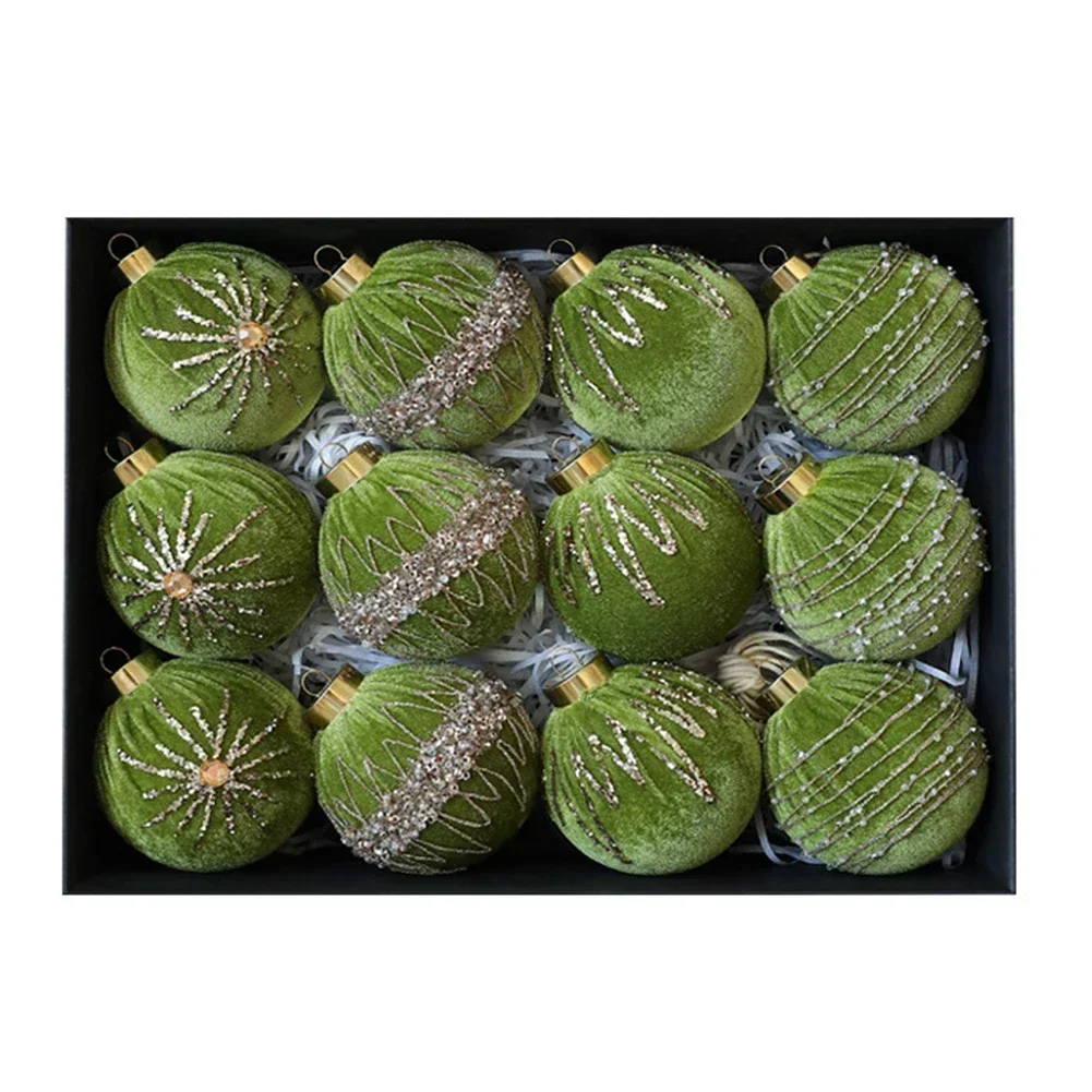 Рождественские шары, флокированные елочные украшения, размер орнамента 8 см, удобная подвесная петля, элегантная праздничная эстетика
Рождественские шары, флокированные елочные украшения, размер орнамента 8 см, удобная подвесная петля, элегантная праздничная эстетика