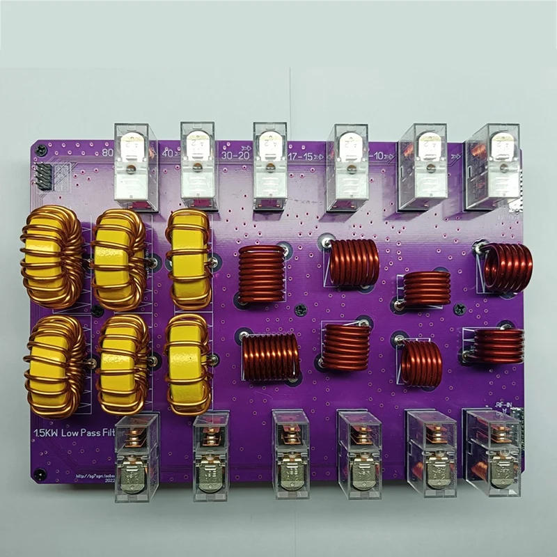 N34R_1500W 50 Ом 10-диапазонный фильтр нижних частот для усилителей коротковолновой мощности ВЧ
N34R_1500W 50 Ом 10-диапазонный фильтр нижних частот для усилителей коротковолновой мощности ВЧ