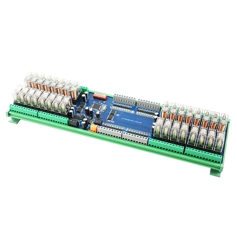 Huaqingjun 32-Channel RS485 Communication Inputs Outputs Relay Module Modbus RTU Protocol for Contactor
Huaqingjun 32-Channel RS485 Communication Inputs Outputs Relay Module Modbus RTU Protocol for Contactor