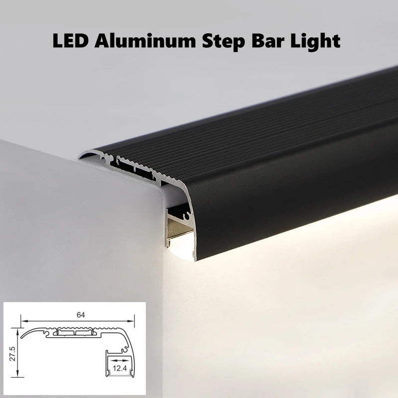 0.5M/1M LED Step Lamp Aluminum Profile Anti-Slip Stair Treads Backlight Hard Bar Strip Lights Linear Home Decoration Lighting
0.5M/1M LED Step Lamp Aluminum Profile Anti-Slip Stair Treads Backlight Hard Bar Strip Lights Linear Home Decoration Lighting